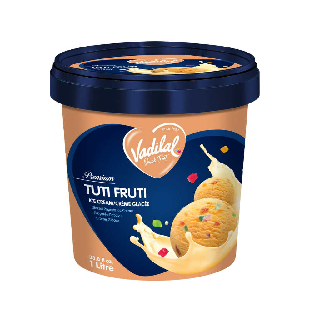 Vadilal Tuti Fruiti Icecream 1 ltr buy online USA - 1